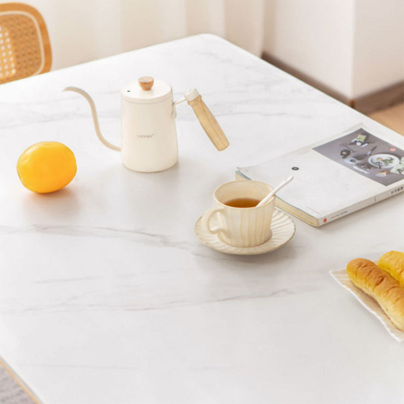 Sintered Stone Dining Table Rectangle Dinner Table for Dining Room