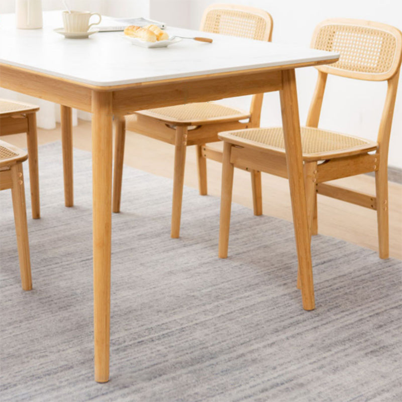 Sintered Stone Dining Table Rectangle Dinner Table for Dining Room