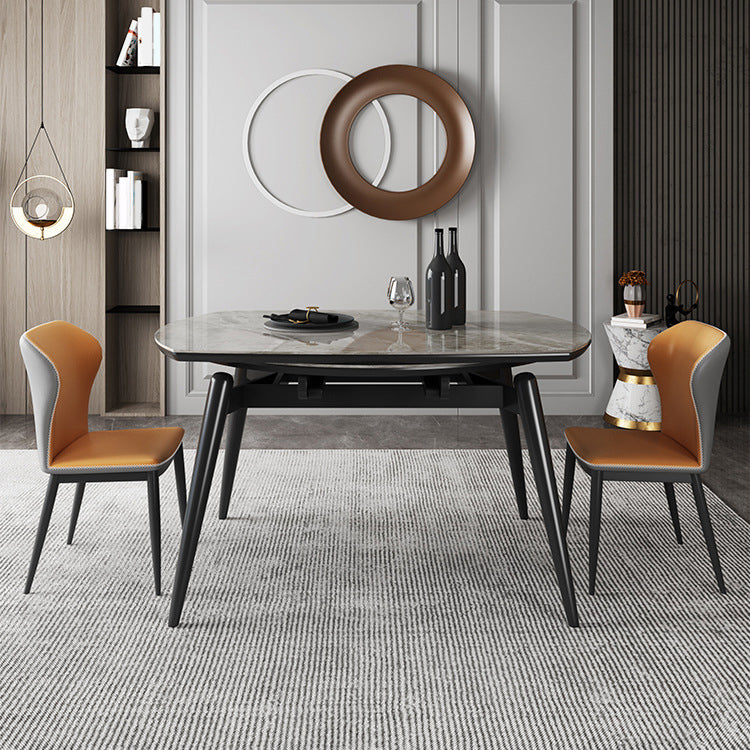Modern Style Dining Room Dinner Table Round 4 Legs Dining Table