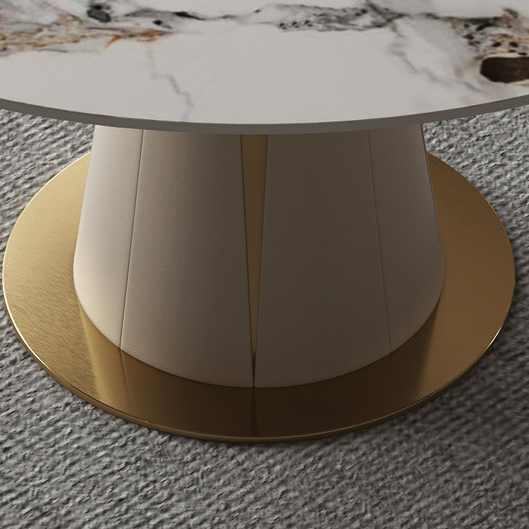 Kitchen Stone Round Dining Table Dining Room Pedestal Dinner Table