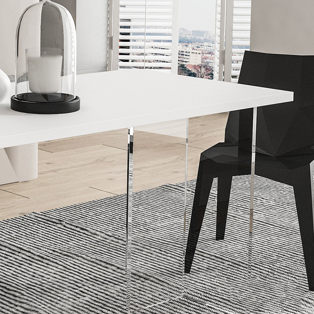 Modern Style Dining Table Wood Top Dinner Table for Dining Room