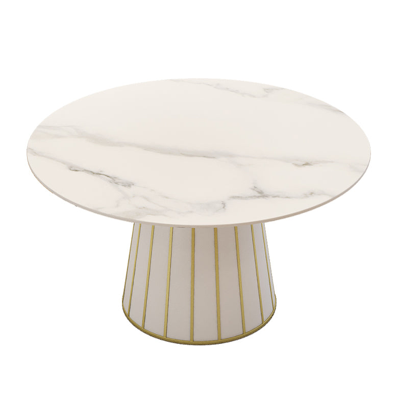 Nordic Round Stone Dining Table 1/7 Pieces Dining Set for Dining Room