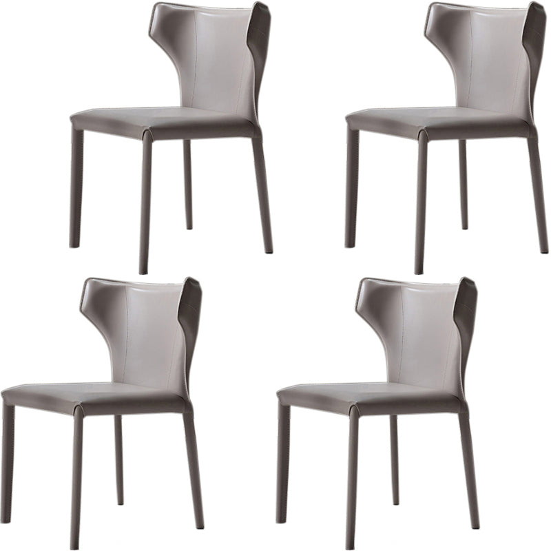 Glam Style Dining Table Set with Beige Chairs 1/3/4/5/6 Pcs Metal Dinette Set for Home