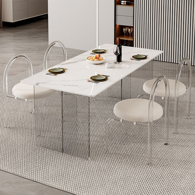 Modern Stone Dining Table 1/2/5/7 Pieces Dining Set for Dining Room