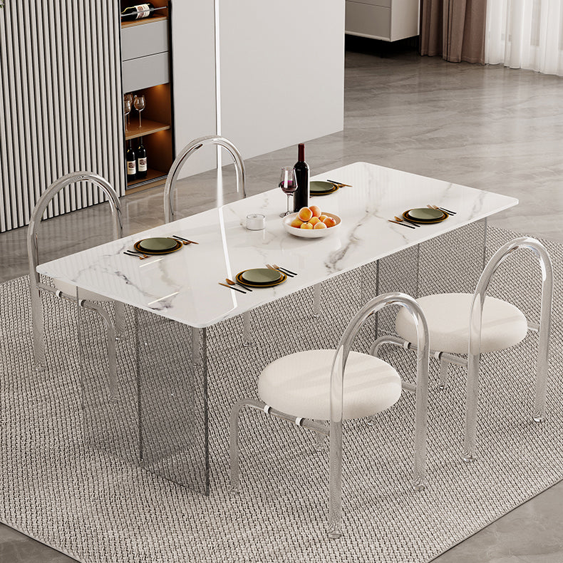 Modern Stone Dining Table 1/2/5/7 Pieces Dining Set for Dining Room