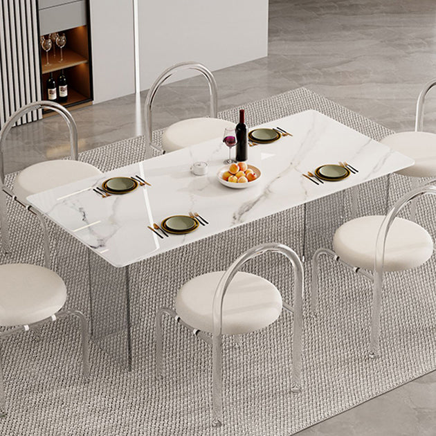 Modern Stone Dining Table 1/2/5/7 Pieces Dining Set for Dining Room