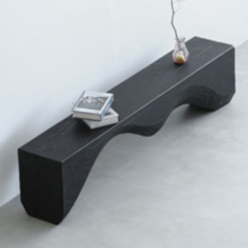 Industrial Solid Wood Furniture 1/5 Pcs Black Dining Room Table Set