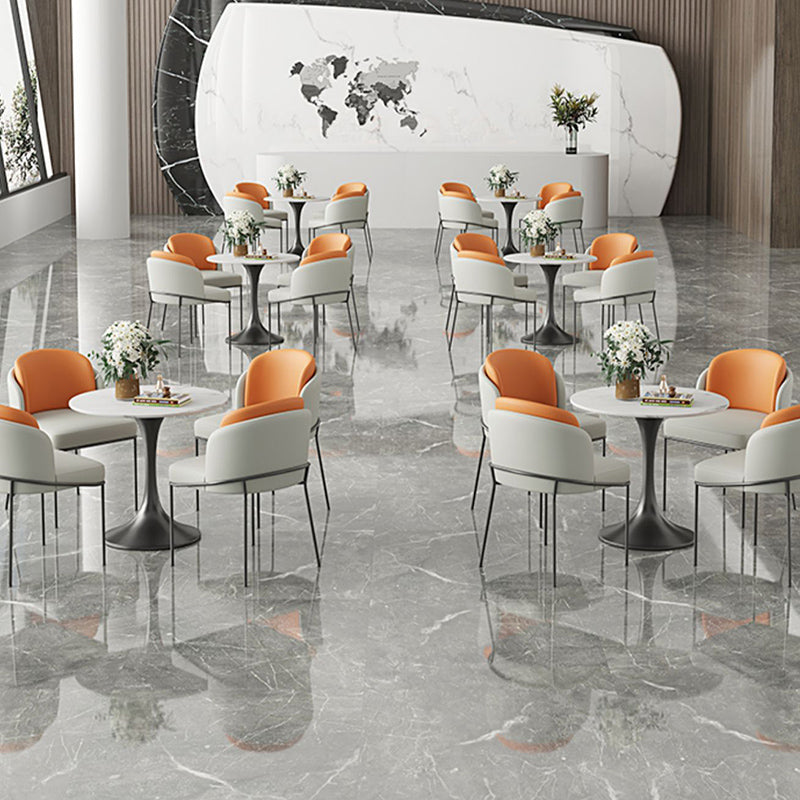Modern Round Stone Dining Table 1/3/4/5 Pieces Dining Set for Dining Room