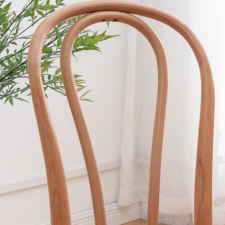 Solid Wood Side Chair Windsor Back Dining Chair for Living Room
