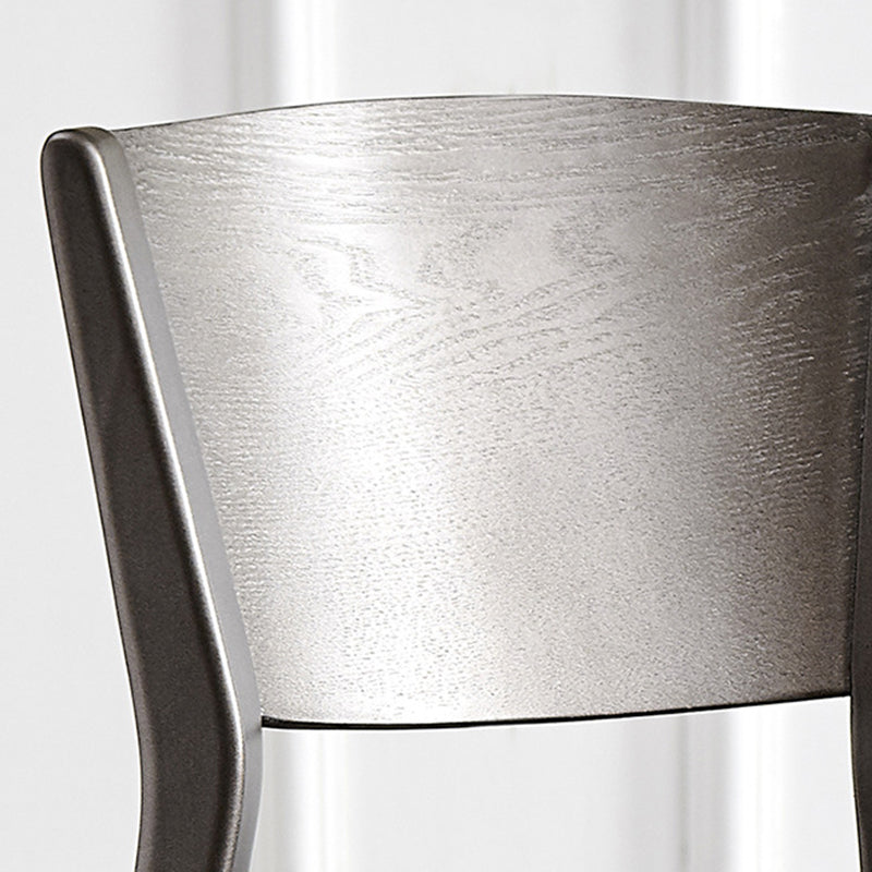 Armless Kitchen Dining Chairs Solid Wood Open Back Dining Chairs