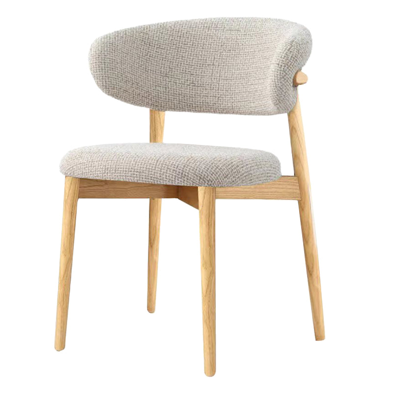 Modern Simple Side Chair Wooden Frame Side Dining Chair for Living Room