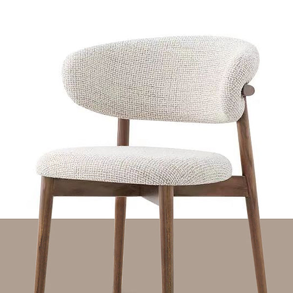 Modern Simple Side Chair Wooden Frame Side Dining Chair for Living Room