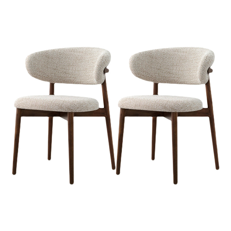 Modern Simple Side Chair Wooden Frame Side Dining Chair for Living Room