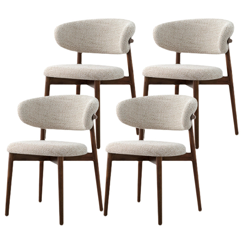 Modern Simple Side Chair Wooden Frame Side Dining Chair for Living Room
