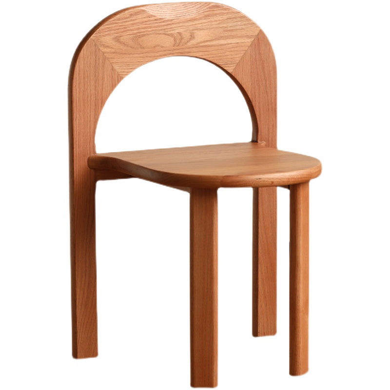 Industrial Style Side Chair Solid Wood Dining Chair for Living Room