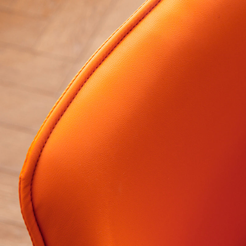 Modern Style Arm Chair Upholstered Dining Chair with Wooden Legs
