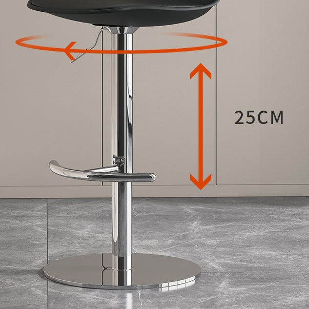 Industrial Backrest Rotatable Counter Stool Iron Cafe Bar Stool with Cushion and Pedal