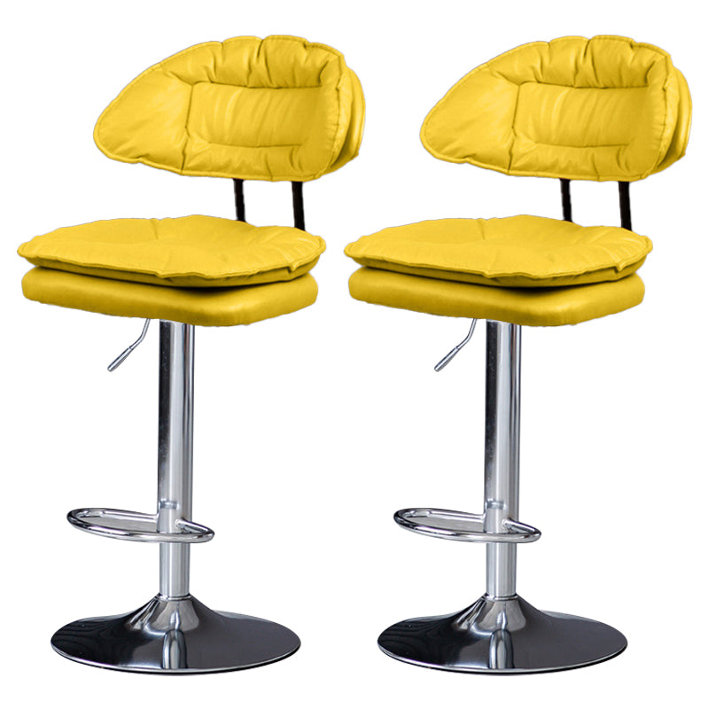 Swivel Adjustable Height Bar Stool Industrial Iron Bar Stool with Footrest