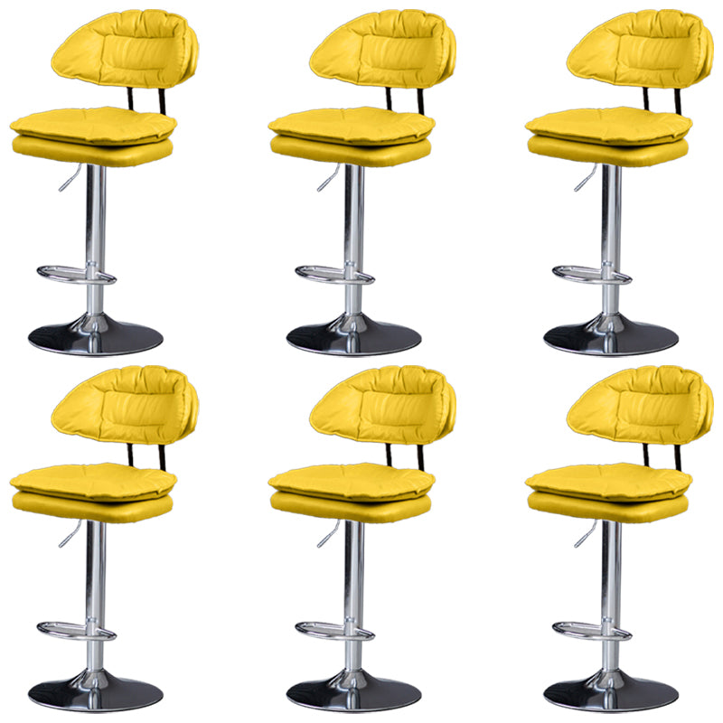 Swivel Adjustable Height Bar Stool Industrial Iron Bar Stool with Footrest