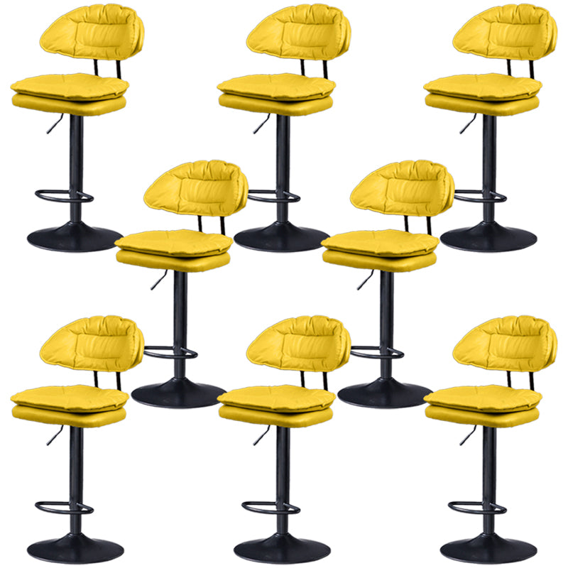 Swivel Adjustable Height Bar Stool Industrial Iron Bar Stool with Footrest