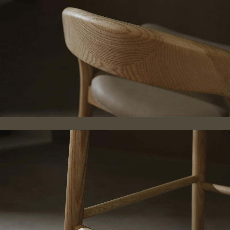 Solid Wood Bar Stools Industrial Bar Height Armless Stool with Low Back