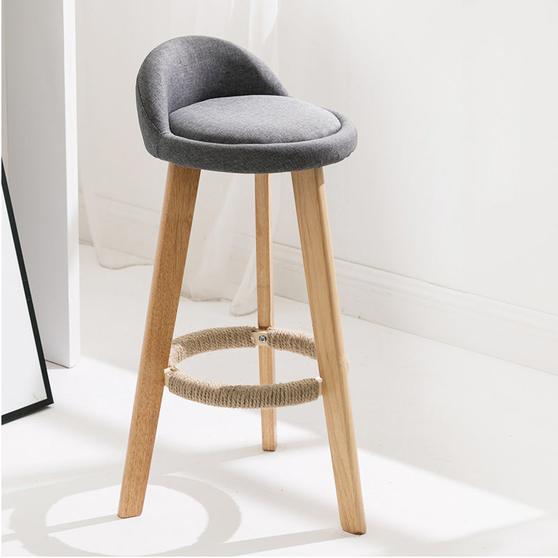 Solid Wood Counter Stools Industrial Style Counter Stools with Low Back