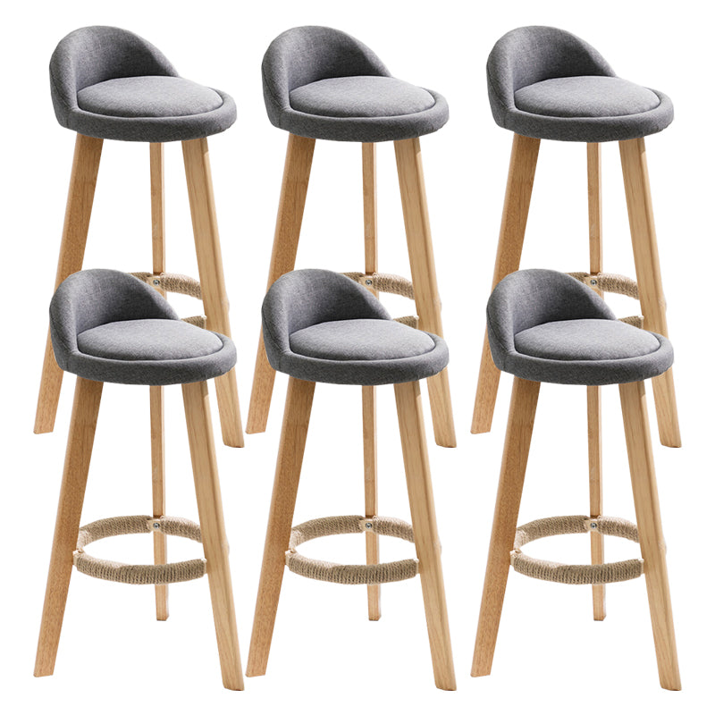 Solid Wood Counter Stools Industrial Style Counter Stools with Low Back