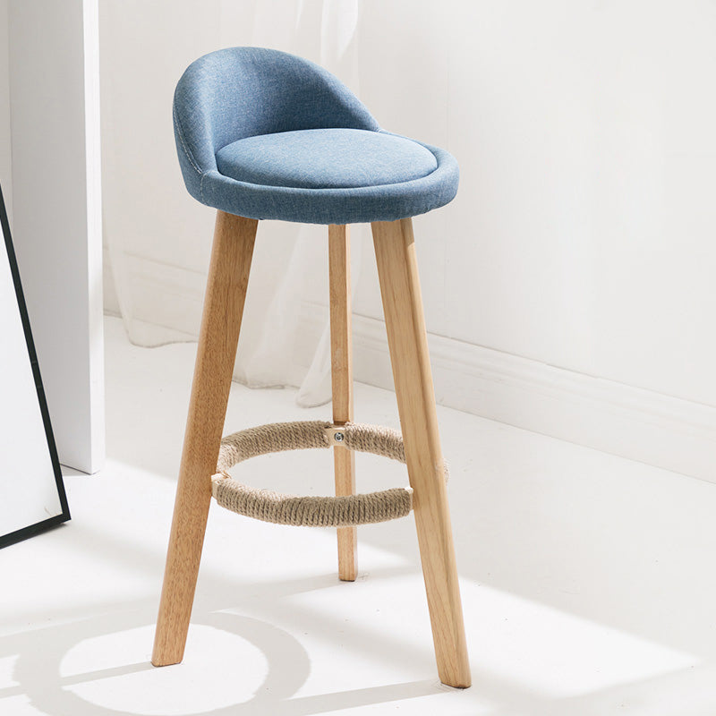 Solid Wood Counter Stools Industrial Style Counter Stools with Low Back