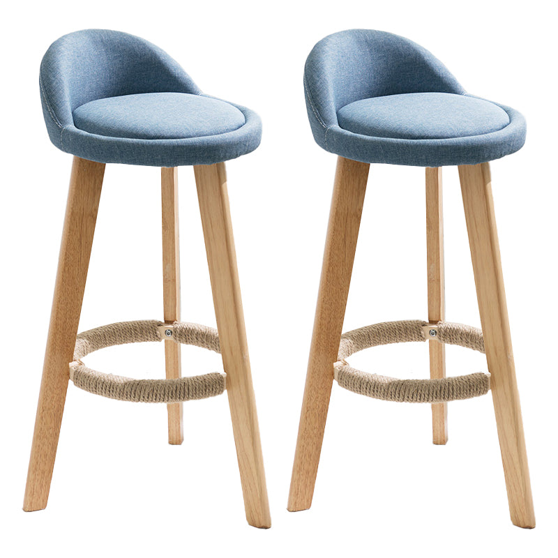 Solid Wood Counter Stools Industrial Style Counter Stools with Low Back