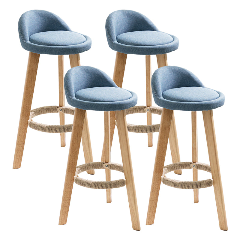 Solid Wood Counter Stools Industrial Style Counter Stools with Low Back
