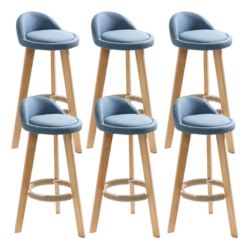 Solid Wood Counter Stools Industrial Style Counter Stools with Low Back