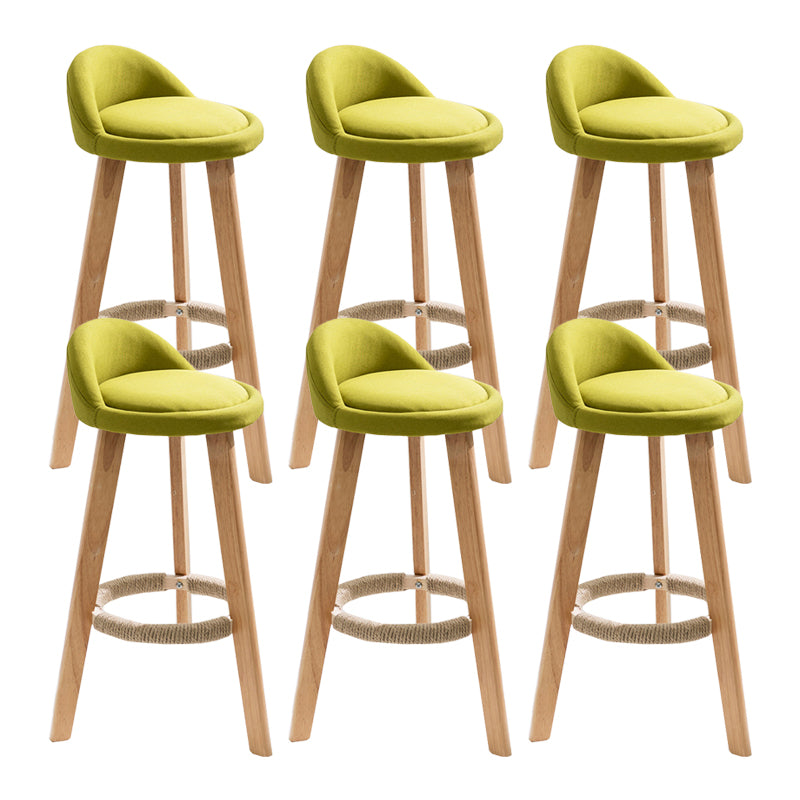 Solid Wood Counter Stools Industrial Style Counter Stools with Low Back