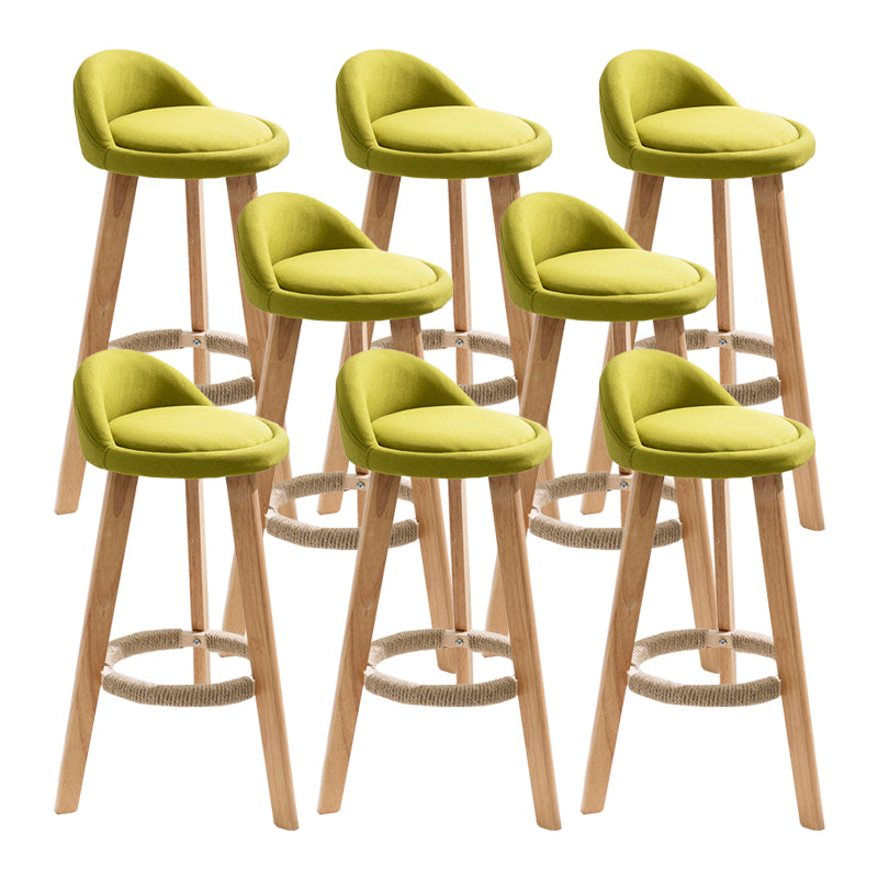 Solid Wood Counter Stools Industrial Style Counter Stools with Low Back