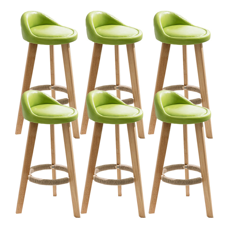 Solid Wood Counter Stools Industrial Style Counter Stools with Low Back