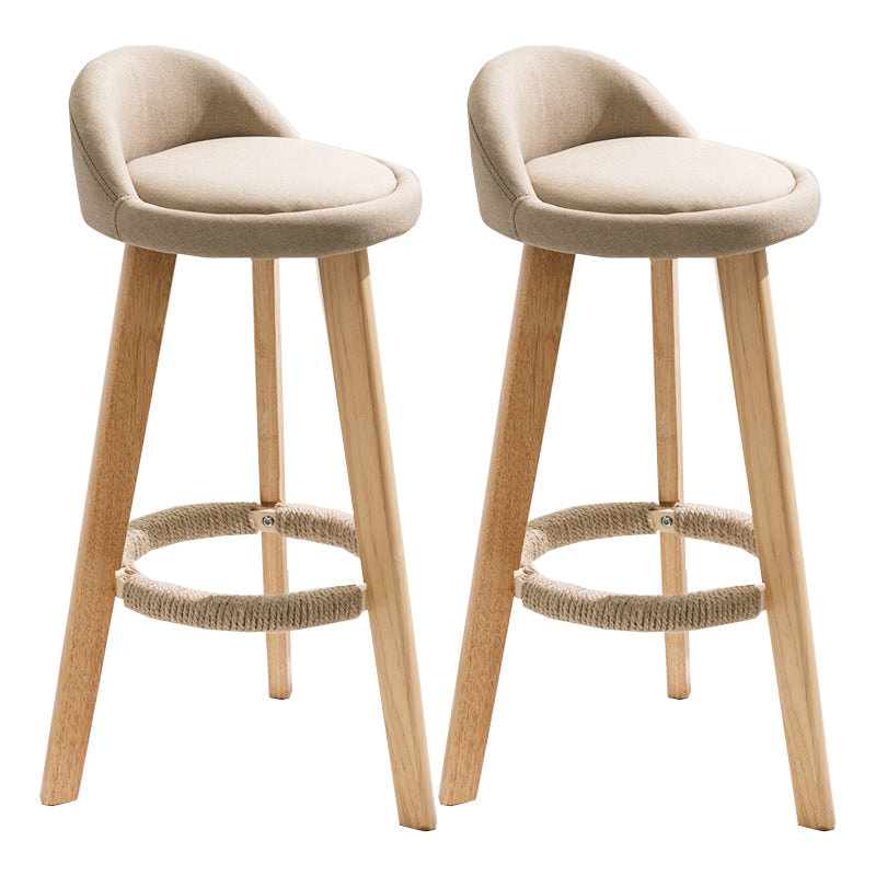 Solid Wood Counter Stools Industrial Style Counter Stools with Low Back