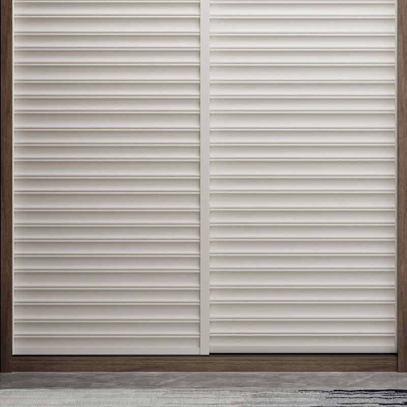 Wooden Wardrobe Armoire Traditional Style Wardrobe Cabinet for Bedroom