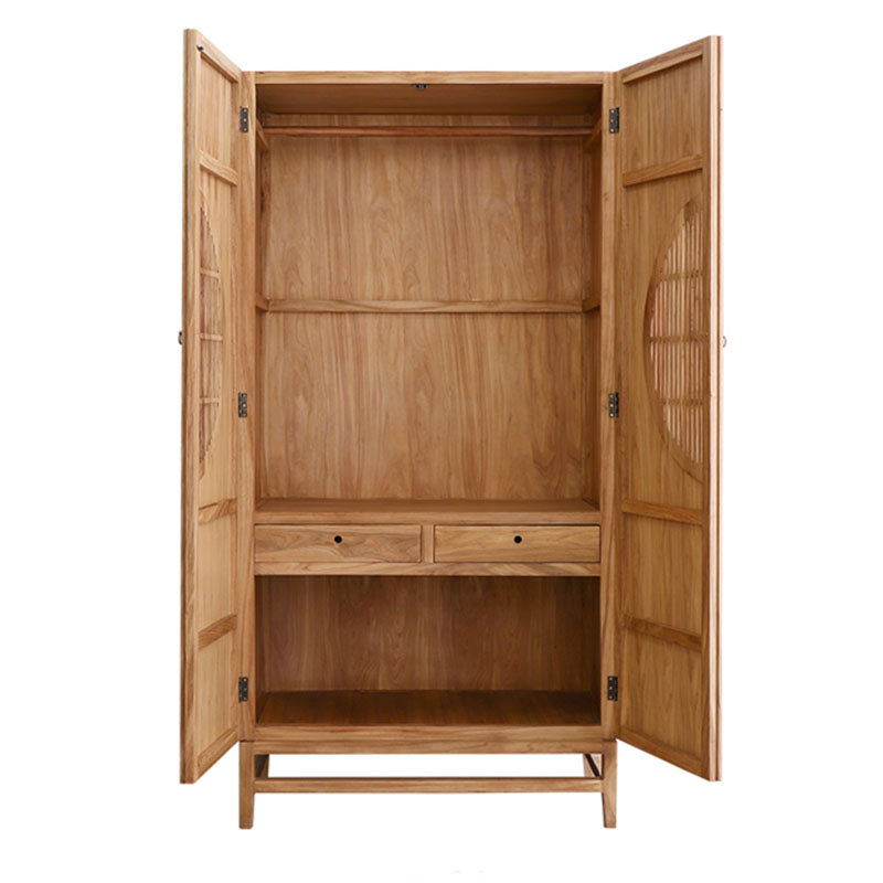 Modern Style Wardrobe Cabinet Clothes Rail Wooden Wardrobe Armoire