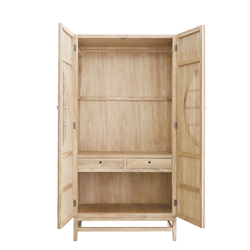Modern Style Wardrobe Cabinet Clothes Rail Wooden Wardrobe Armoire