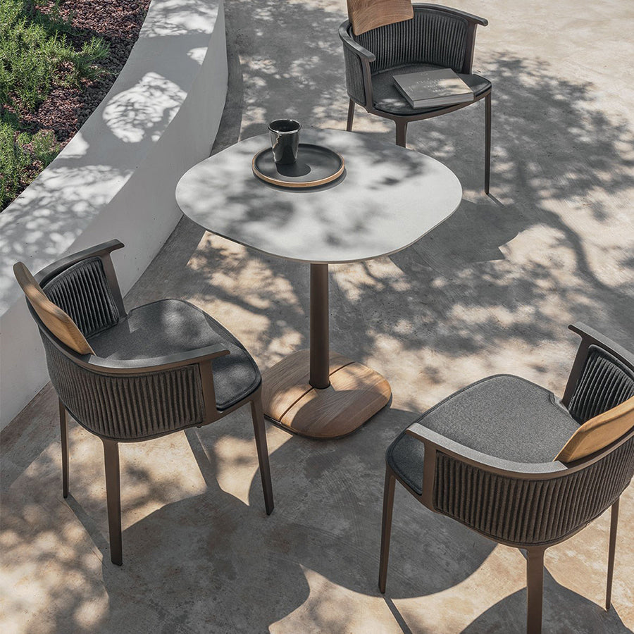 Stone Dining Table Set Modern 1/3/9 Pieces Patio Dining Sets