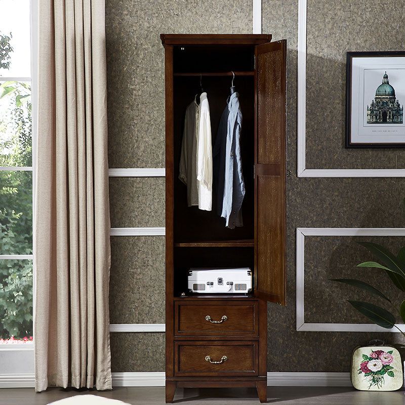 French Country Style Wardrobe Armoire Wooden Wardrobe for Bedroom