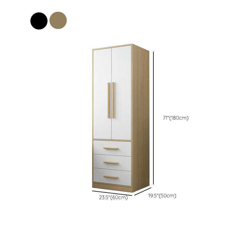 Wooden Wardrobe Cabinet Traditional Style Wardrobe for Bedroom