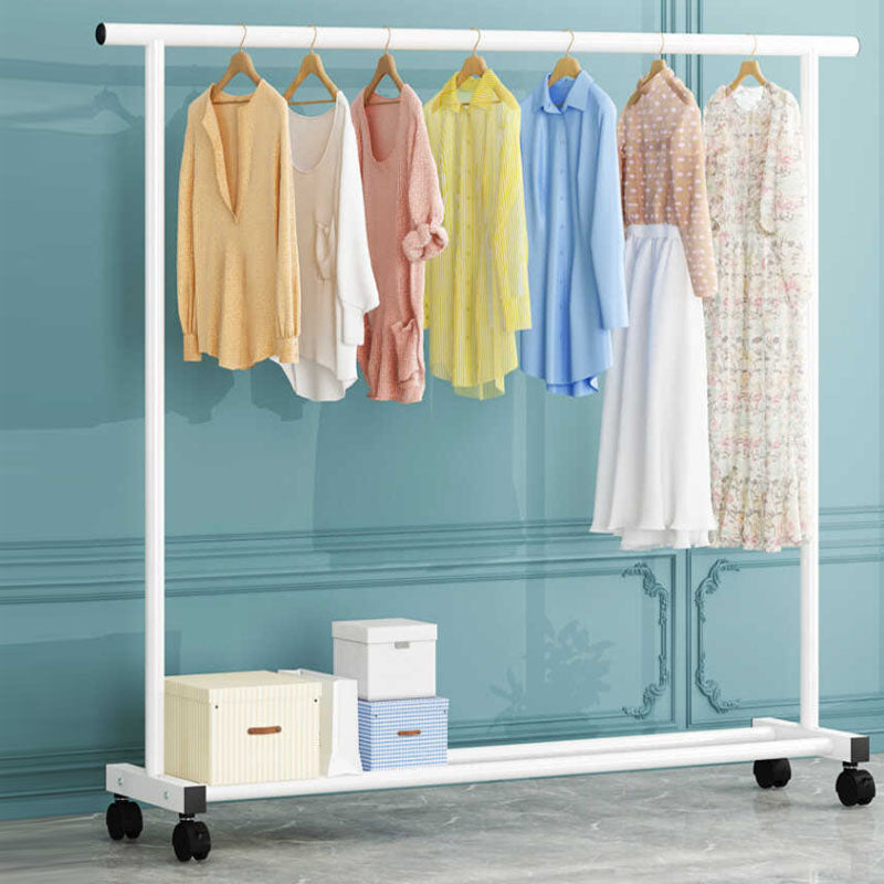 Modern Metal Coat Hanger Free Standing Coat Rack with Storage
