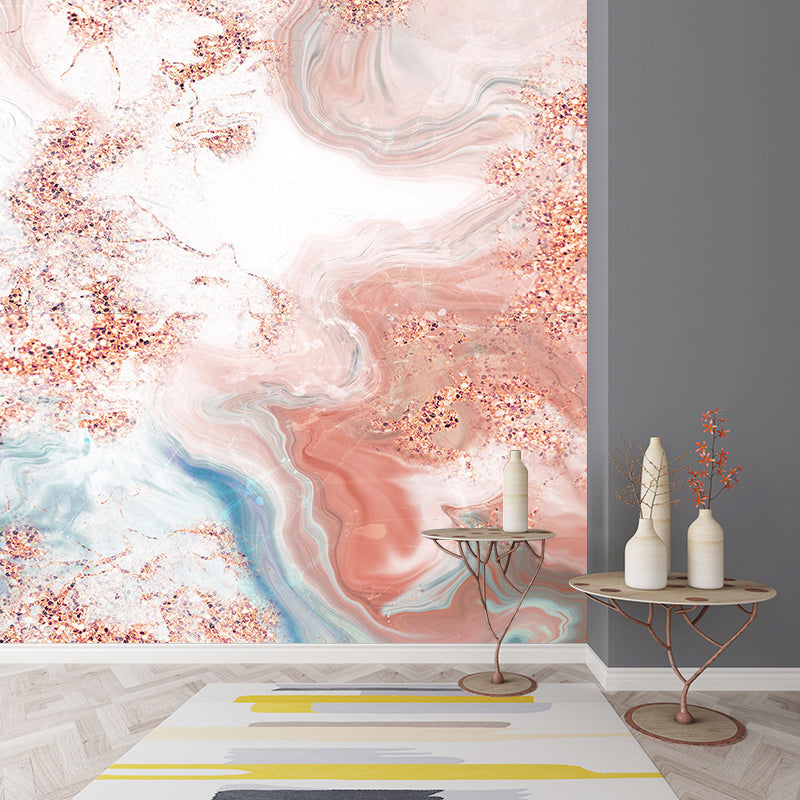 Marble Texture Wallpaper Environment Friendly Mildew Resistant Indoor Wall Mural