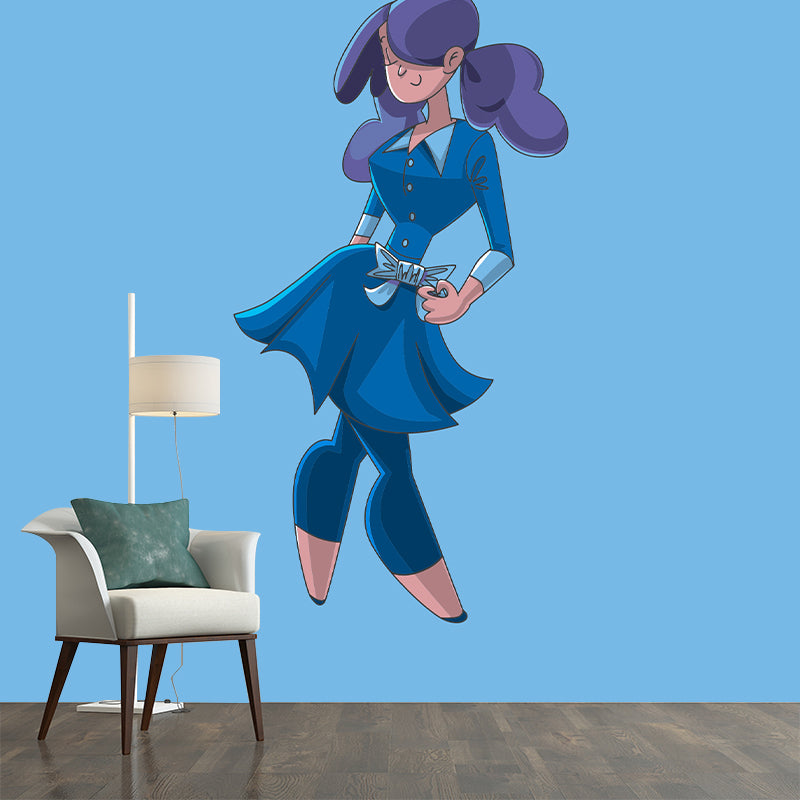Cartoon Characters Mural Wallpaper Illustration Indoor Wall Mural