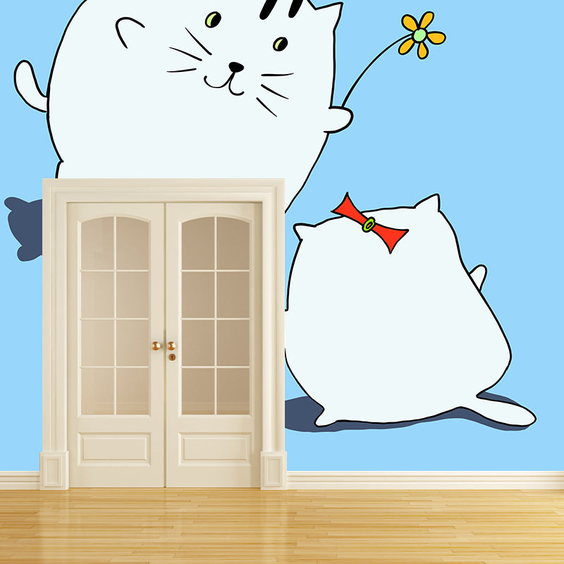 Stain Resistant Mural Wallpaper Animals Illustration Indoor Wall Mural