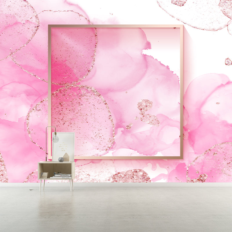 Plant Pattern Resistant Mural Wallpaper Illustration Sleeping Room Wall Mural