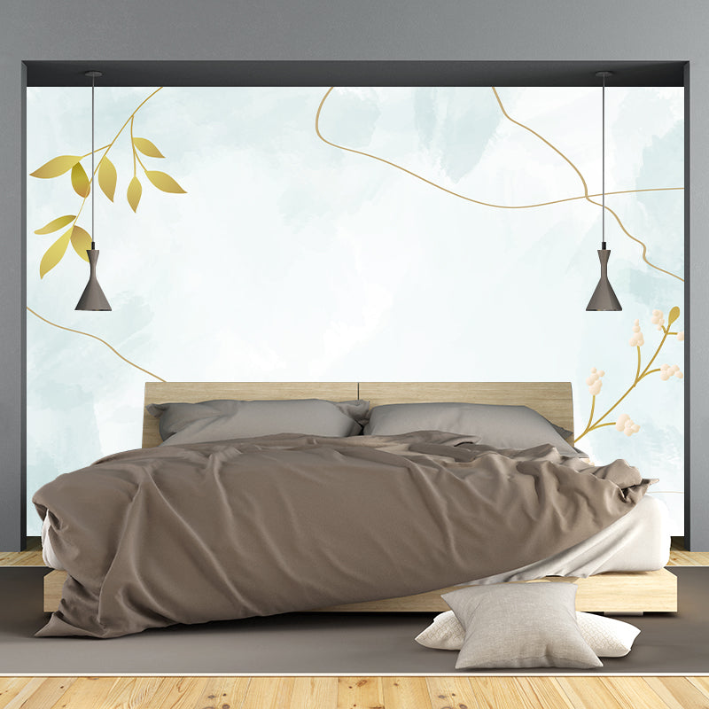 Wall Mural Wallpaper Minimalism Illustration Environment Friendly Sitting Room Wall Mural