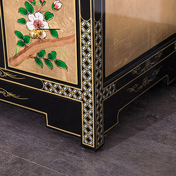 Contemporary Glam Double Dresser Birch Vertical Storage Chest Dresser for Bedroom