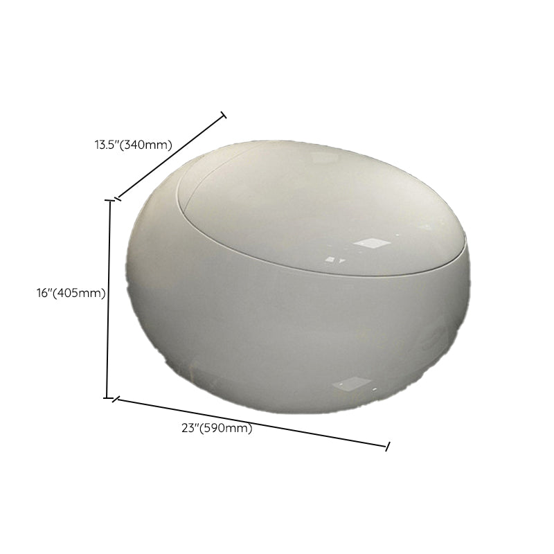 Modern Ceramic Flush Toilet White Wall Hung Toilet Bowl for Washroom