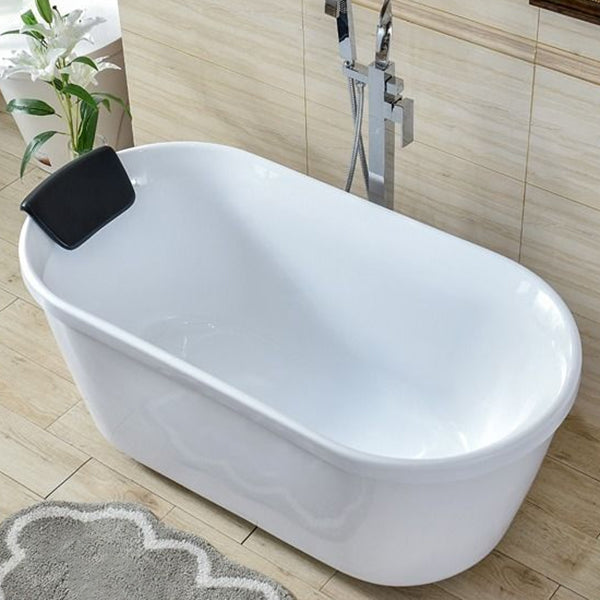 Acrylic Soaking Bathtub Antique Finish Roll Top Oval Bath Tub